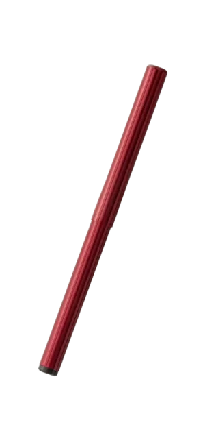 A close-up image of a red pencil.