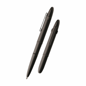 Fisher Space Pen-Traditional Bullet Model-Black color-Brass Base Material-Powder Coated Finish-Open 5.35″; Closed 3.77″