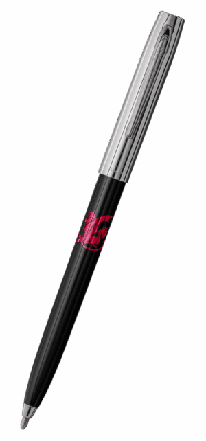 Fisher Space Pen-CapOMatic Plastic Red Dragon Model- Black with Chrome Cap-Plastic Base Material-Plastic Finish-Open 5.27″; Closed 5.13″