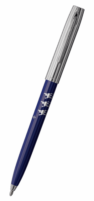 Fisher Space Pen-CapOMatic Plastic Wise Men Model- Blue with Chrome Cap-Plastic Base Material-Plastic Finish-Open 5.27″; Closed 5.13″