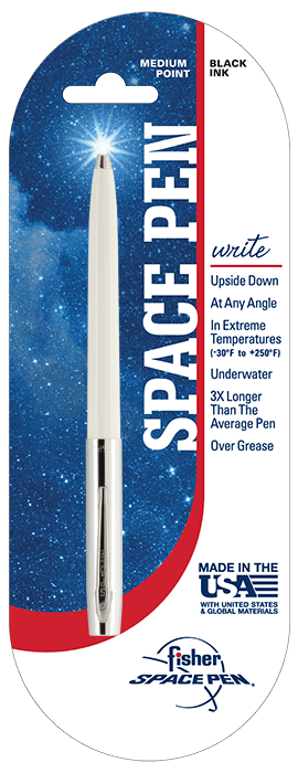 A poster with space-themed text and a cosmic background.