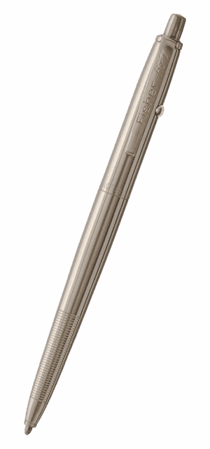 Fisher Space Pen-Premium Nickel color -Titanium Nitride plated brass Astronaut Space Pen