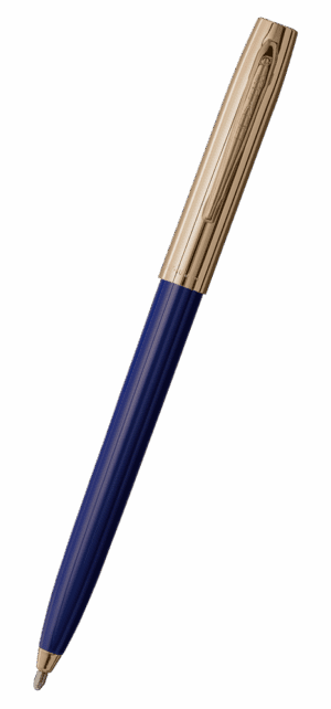 Fisher Space Pen-CapOMatic Plastic Model- Blue with Gold Cap color- Plastic Base Material-Plastic Finish-Open 5.27″; Closed 5.13″