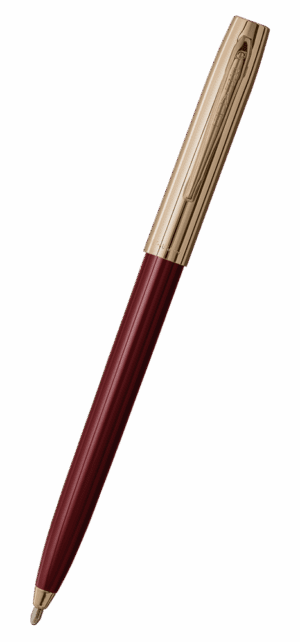 Fisher Space Pen-CapOMatic Plastic Model- Burgundy with Gold Cap color- Plastic Base Material-Plastic Finish-Open 5.27″; Closed 5.13″