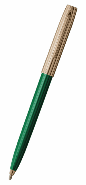 Fisher Space Pen-CapOMatic Plastic Model- Green with Gold Cap color- Plastic Base Material-Plastic Finish-Open 5.27″; Closed 5.13″