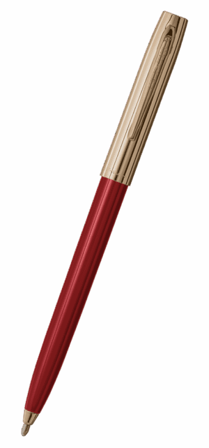 Fisher Space Pen-CapOMatic Plastic Model- Red with Gold Cap color- Plastic Base Material-Plastic Finish-Open 5.27″; Closed 5.13″