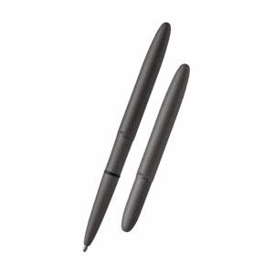 Fisher Space Pen-Bullet Cerakote Model-Tungsten color-Brass Base Material- Cerakote Finish-5.35″; Closed 3.77″