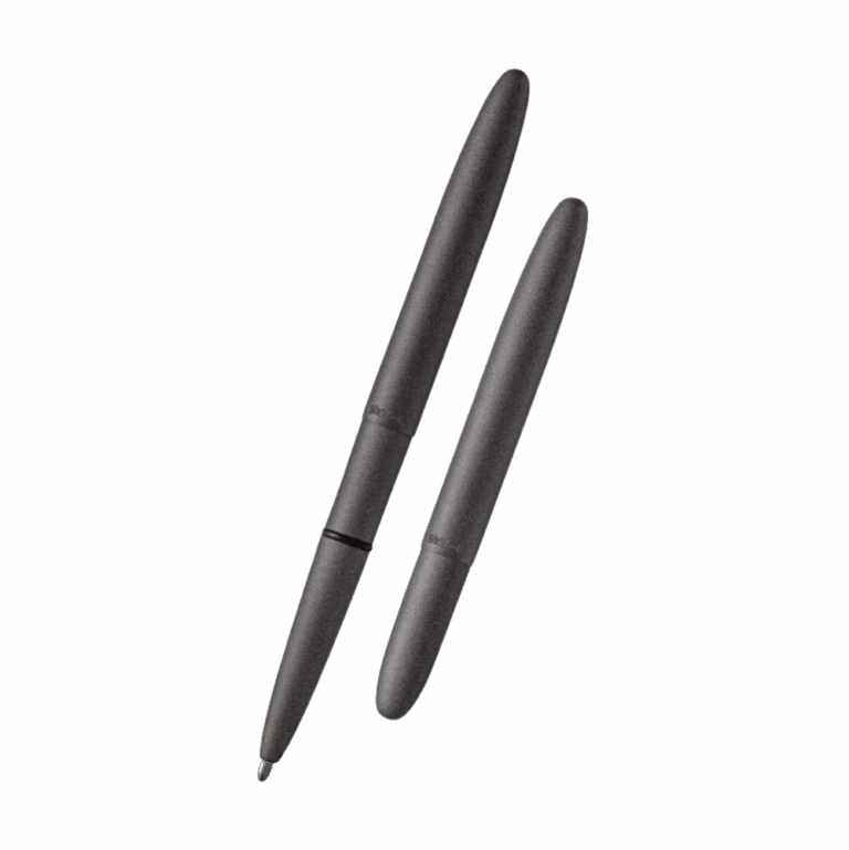 Fisher Space Pen-Bullet Cerakote Model-Tungsten color-Brass Base Material- Cerakote Finish-5.35″; Closed 3.77″