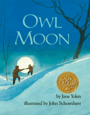 Owl Moon children's fiction book authors Jane Yolen John Schoenherr
