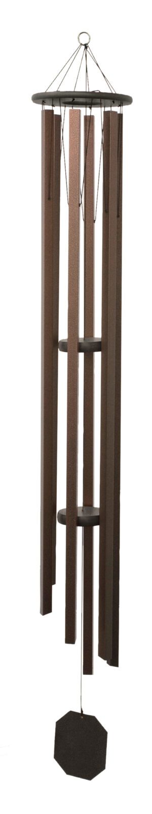 Lambright Wind Chimes-Pacific Winds-bronze -powder coated aluminum-5 to 6 tubes- sail engraving- audio clip online