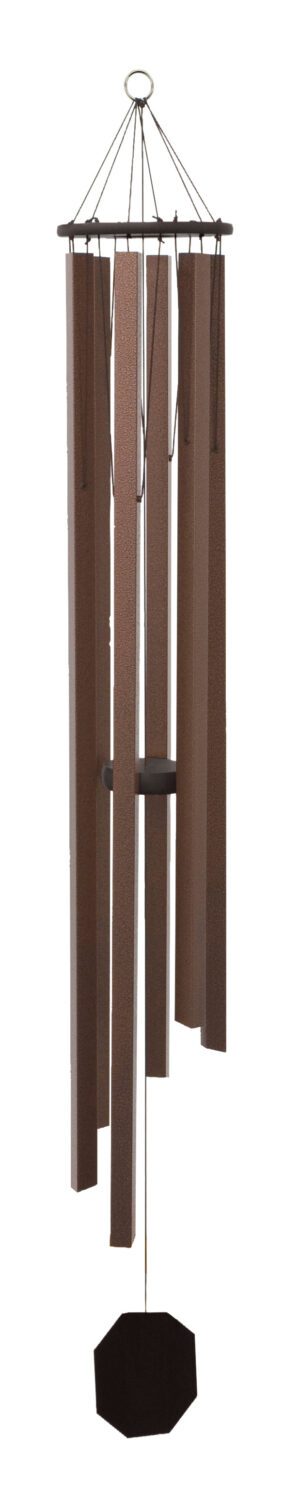 Lambright Wind Chimes-Pacific Winds-bronze -powder coated aluminum-5 to 6 tubes- sail engraving- audio clip online