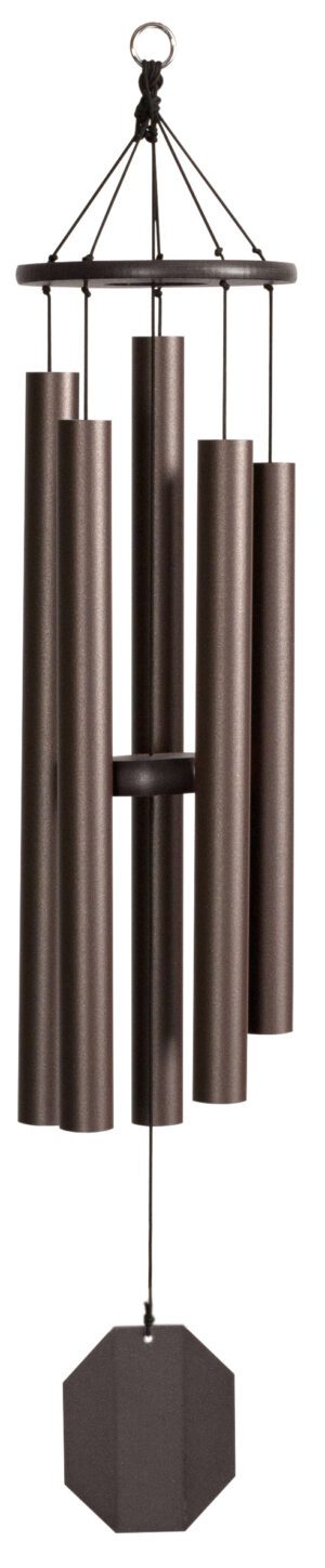 Lambright Wind Chimes-Ultimate-terra -powder coated aluminum-5 to 6 tubes- sail engraving- audio clip online