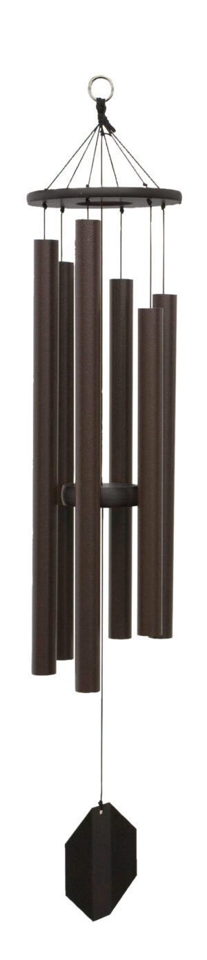 Lambright Wind Chimes-Biblical Bells-Textured Copper -powder coated aluminum-5 to 6 tubes- sail engraving- audio clip online