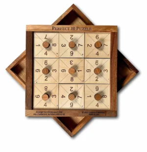 perfect-10-wooden-brain-teaser-natural wood color-wood