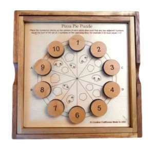 pizza-pie-wood-puzzle-natural wood color-wood