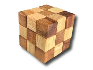 snake-wooden-fidget-creative crafthouse-puzzle-natural wood color-wood