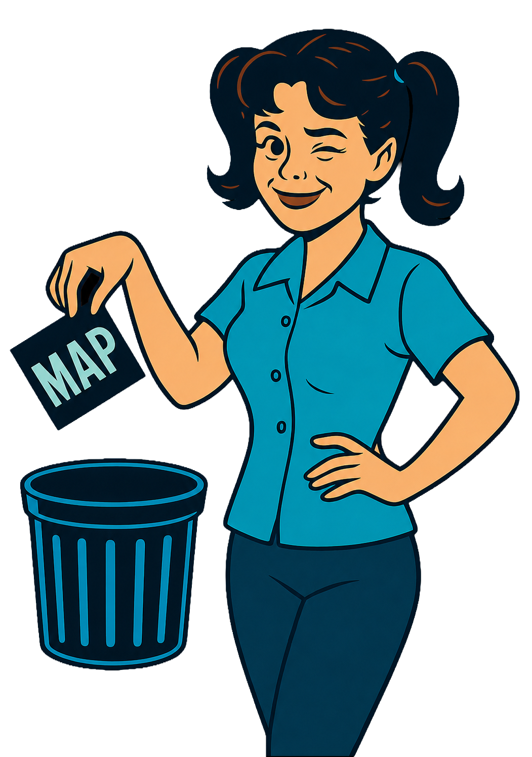 map girl